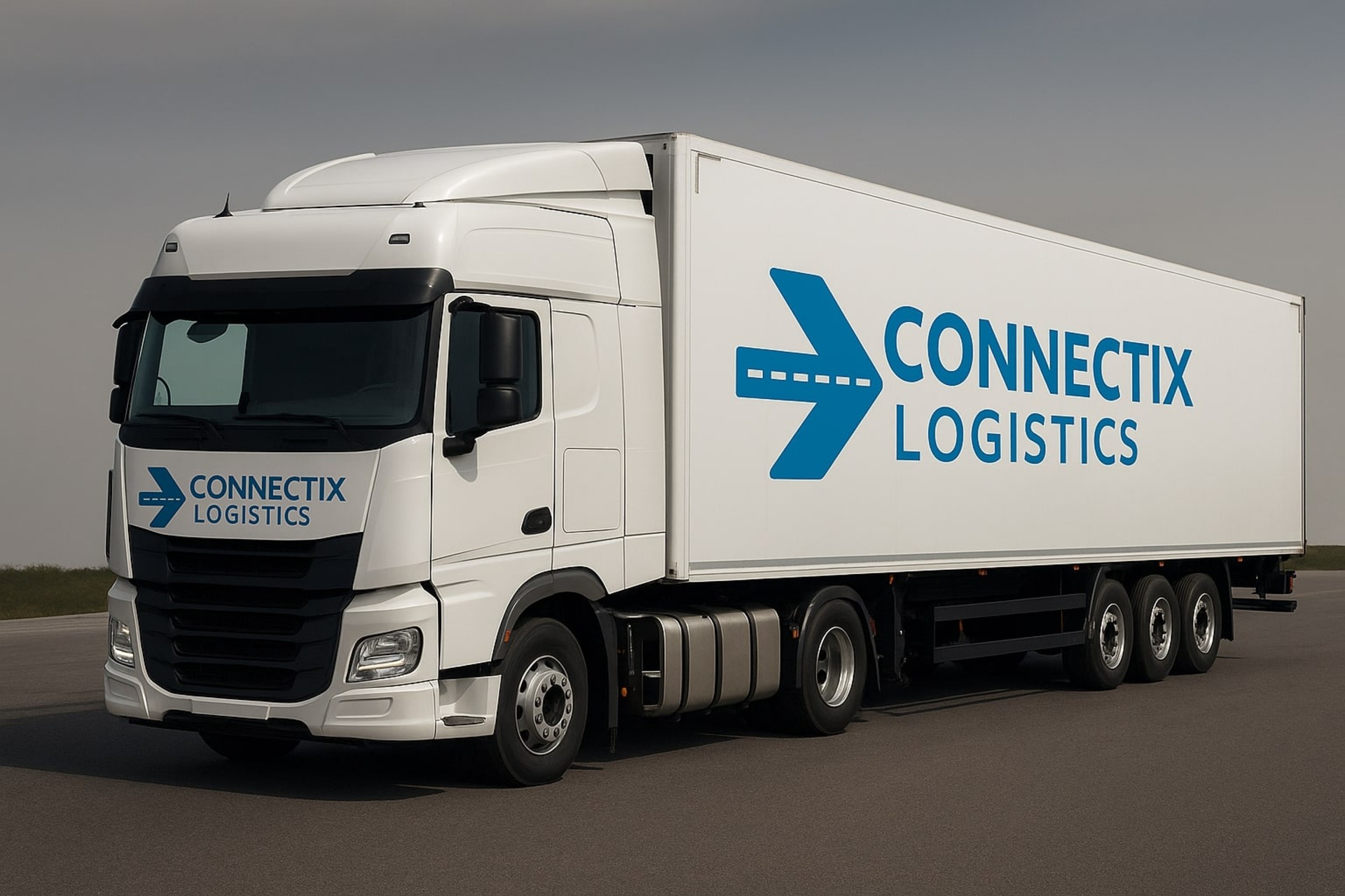 Auckland container transport truck